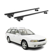 Dachträger Grundtäger für Subaru Legacy I II III Kombi 1989-2004 Alu Schwarz ABE