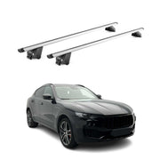Dachträger Grundtäger für Maserati Levante 2017-2024 100kg Alu Silber 2 tlg ABE