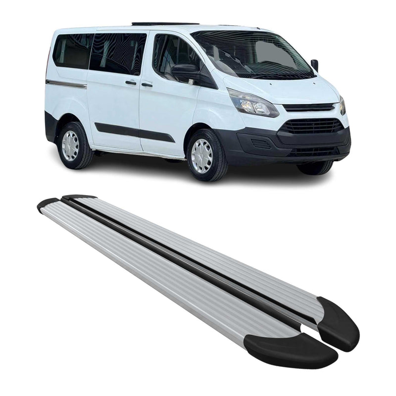 Seitenschweller Trittbretter Schweller für Ford Transit Custom 2012-2022 L1 Alu