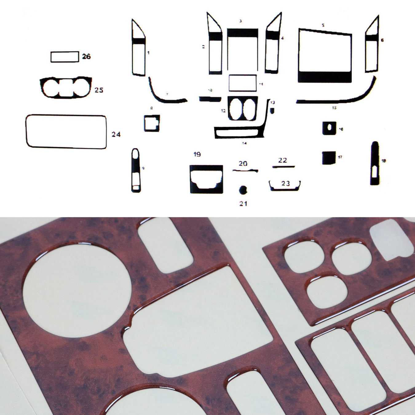 Auto Cockpit Dekor Zubehörer