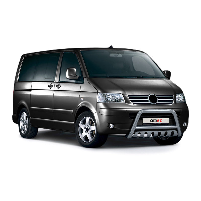 Frontbügel Frontschutzbügel für VW Transporter T5 2003-2015 ABE Edelstahl Silber