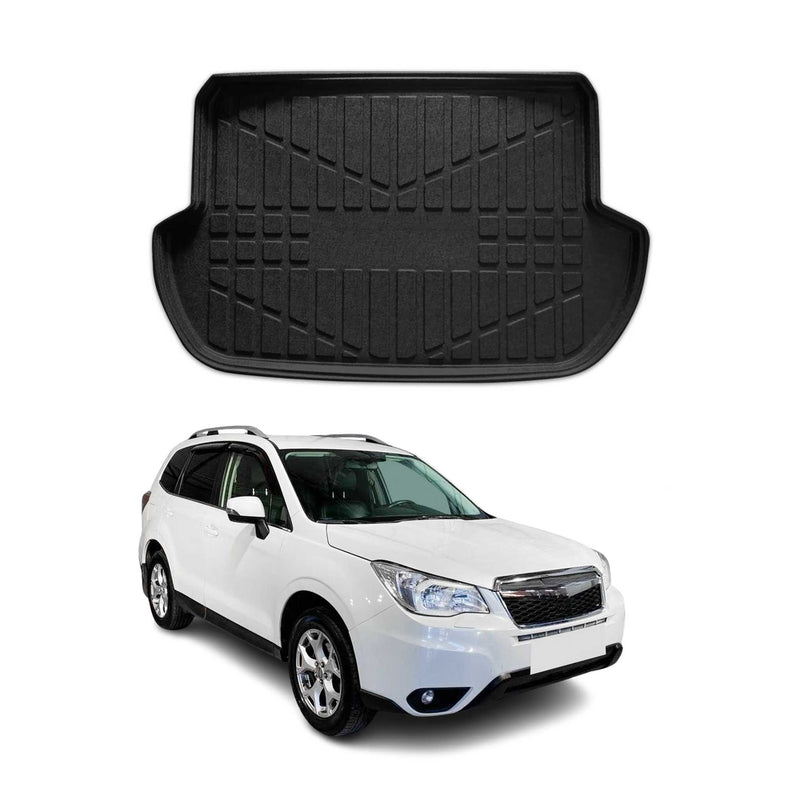 Kofferraumwanne Laderaumwanne für Subaru Forester 2014-2018 Gummi TPE Schwarz