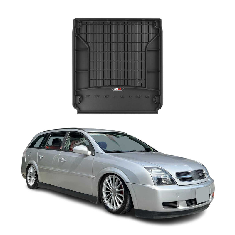 OMAC Gummi Kofferraumwanne für Opel Vectra C 2002-2008 TPE Laderaumwanne Schwarz