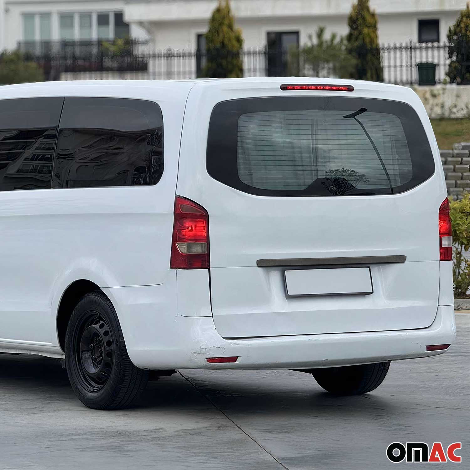 Heckklappe Kofferraumöffner für Mercedes Vito W447 2014-2026 Edelstahl Dunkel