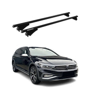 Menabo Dachträger für VW Passat B8 Alltrack 2019-2023 ABE Aluminium Schwarz