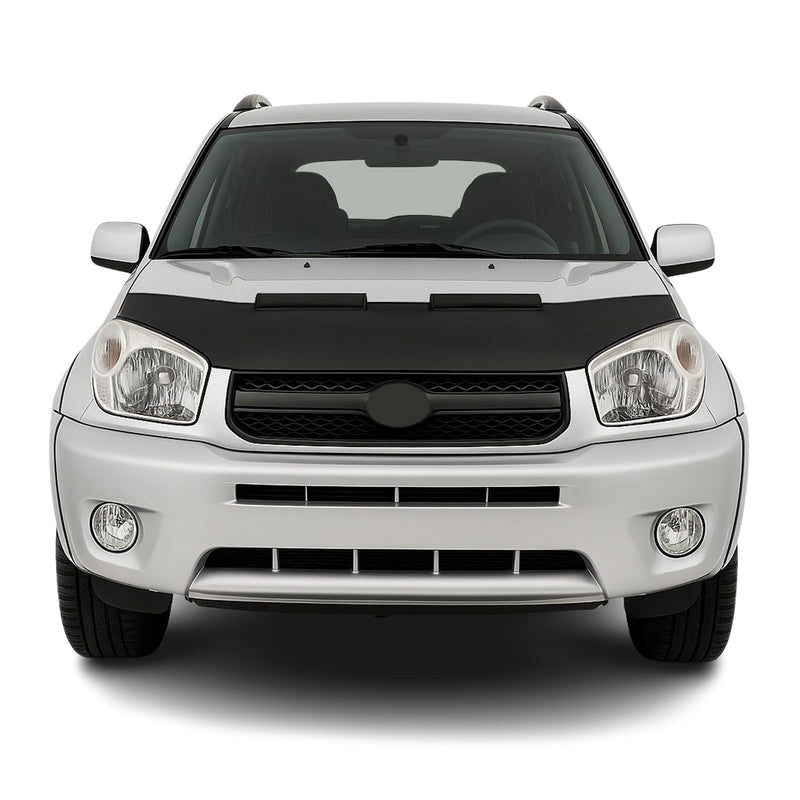 Haubenbra Steinschlagschutz Bonnet Bra für Toyota RAV4 2000-2005 Schwarz Halb