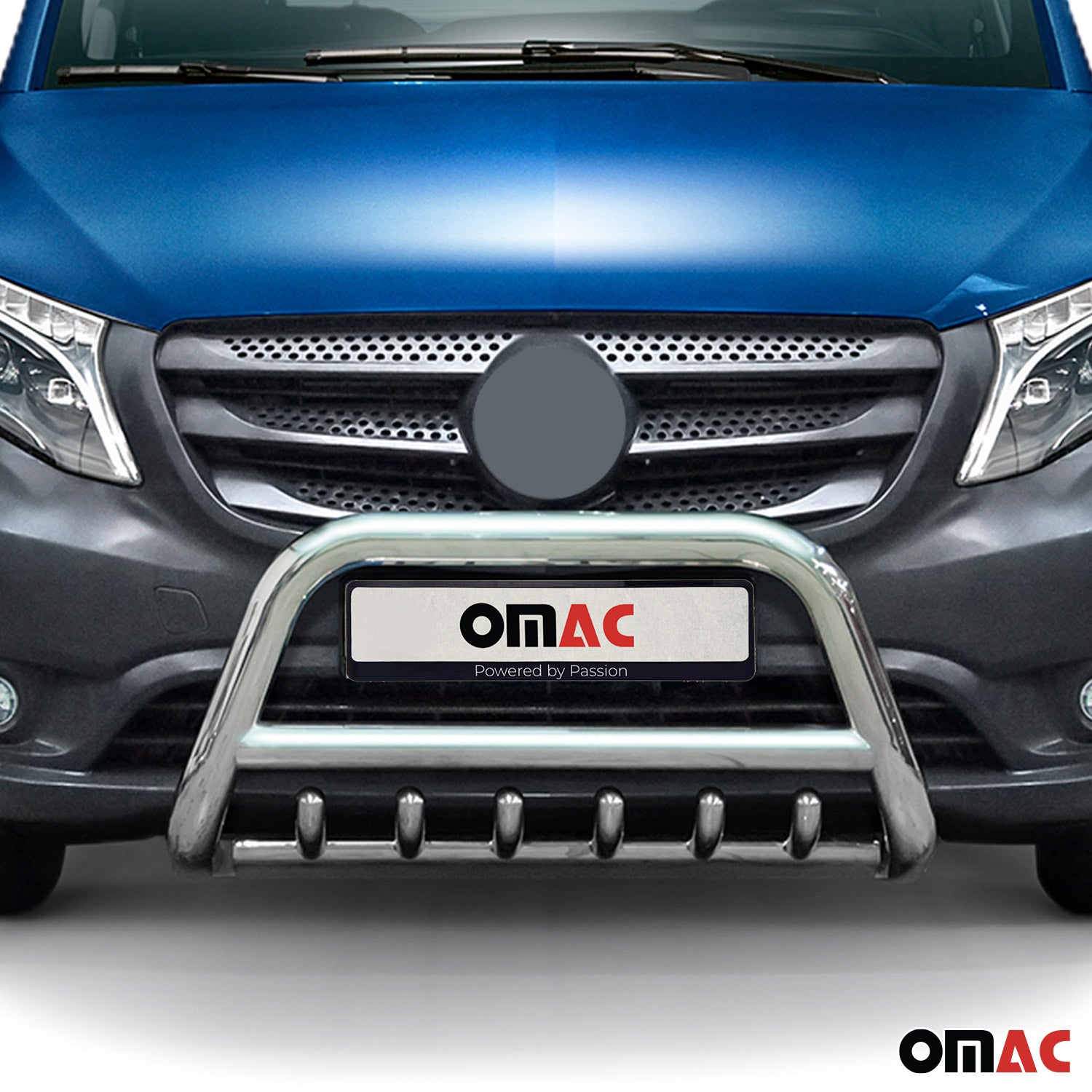 Frontbügel Frontschutzbügel für Mercedes Vito W447 2014-2019 Stahl ABE Silber