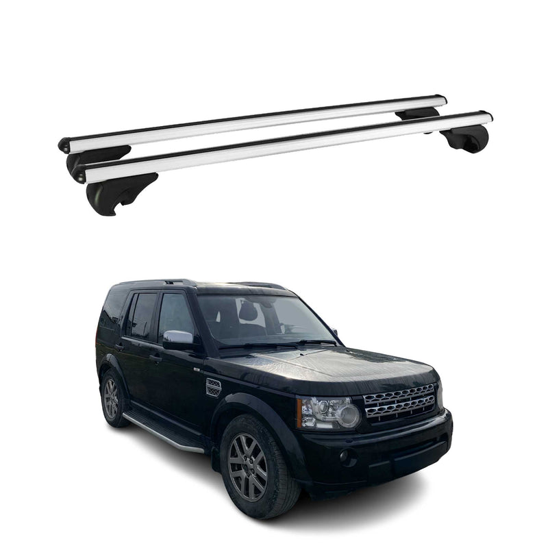 Dachträger für Land Rover Discovery III 2004-2009 5 tür 75kg Alu Silber 2x