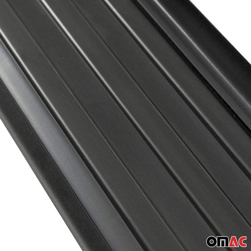 Trittbretter Seitenschweller für Nissan Qashqai J10 2006-14 ABE Schwarz Alu