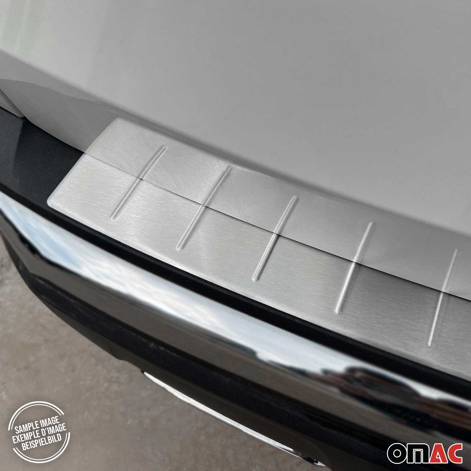 Ladekantenschutz Stoßstange für Audi Q5 FY 2017-2025 Edelstahl Chrom gebürstet