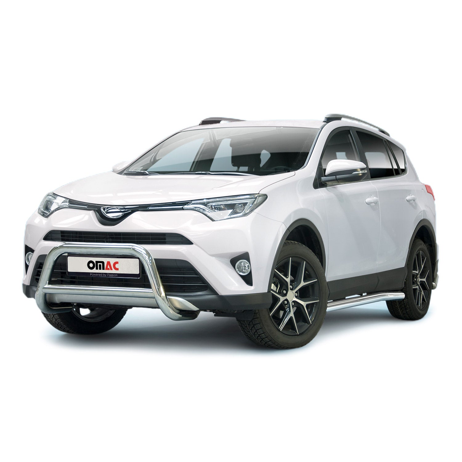 Frontbügel Schutz Frontschutzbügel für Toyota RAV4 2015-2018 Stahl ABE Silber