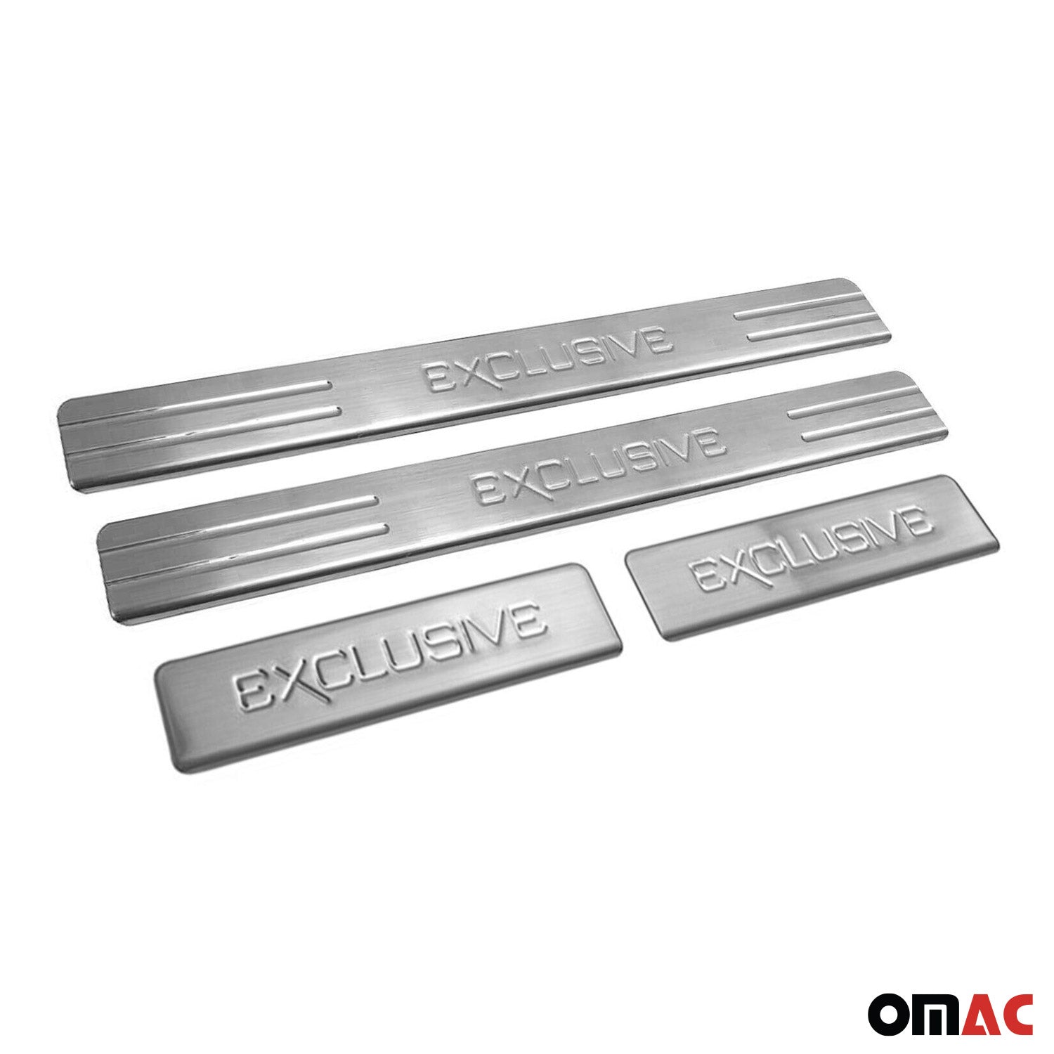 Einstiegsleisten Türschweller Abkantung for Toyota Exclusive Edelstahl Chrom 4x
