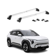 Dachträger Grundtäger für Kia EV3 2024-2026 100kg Aluminium Silber 2 tlg ABE