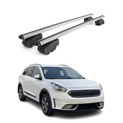 Dachträger Gepäckträger für Kia Niro II 2017-2022 Querträger ABE Alu Grau 2x