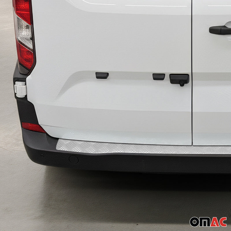 Ladekantenschutz Stoßstange für Ford Transit Tourneo Custom 2023-25 Alu Silber