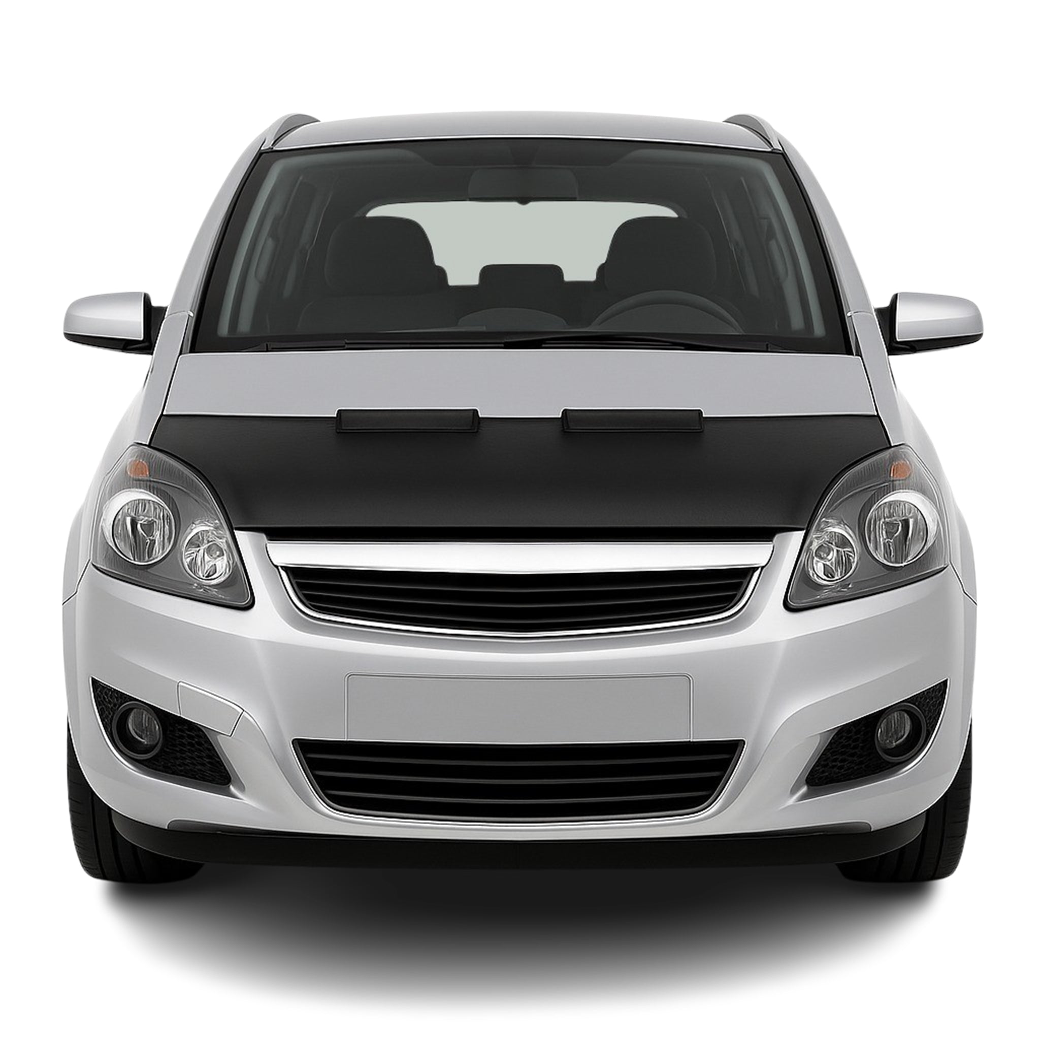 Haubenbra Steinschlagschutz Bonnet Bra für Opel Zafira B 2005-2014 Schwarz Halb