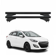 Menabo Dachträger für Hyundai i30 PD Kombi 2017-2026 Aluminium Schwarz 2 tlg