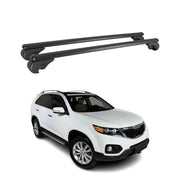 Dachträger für Kia Sorento 2009-2015 Gepäckträger Grundträger Alu Schwarz 2x