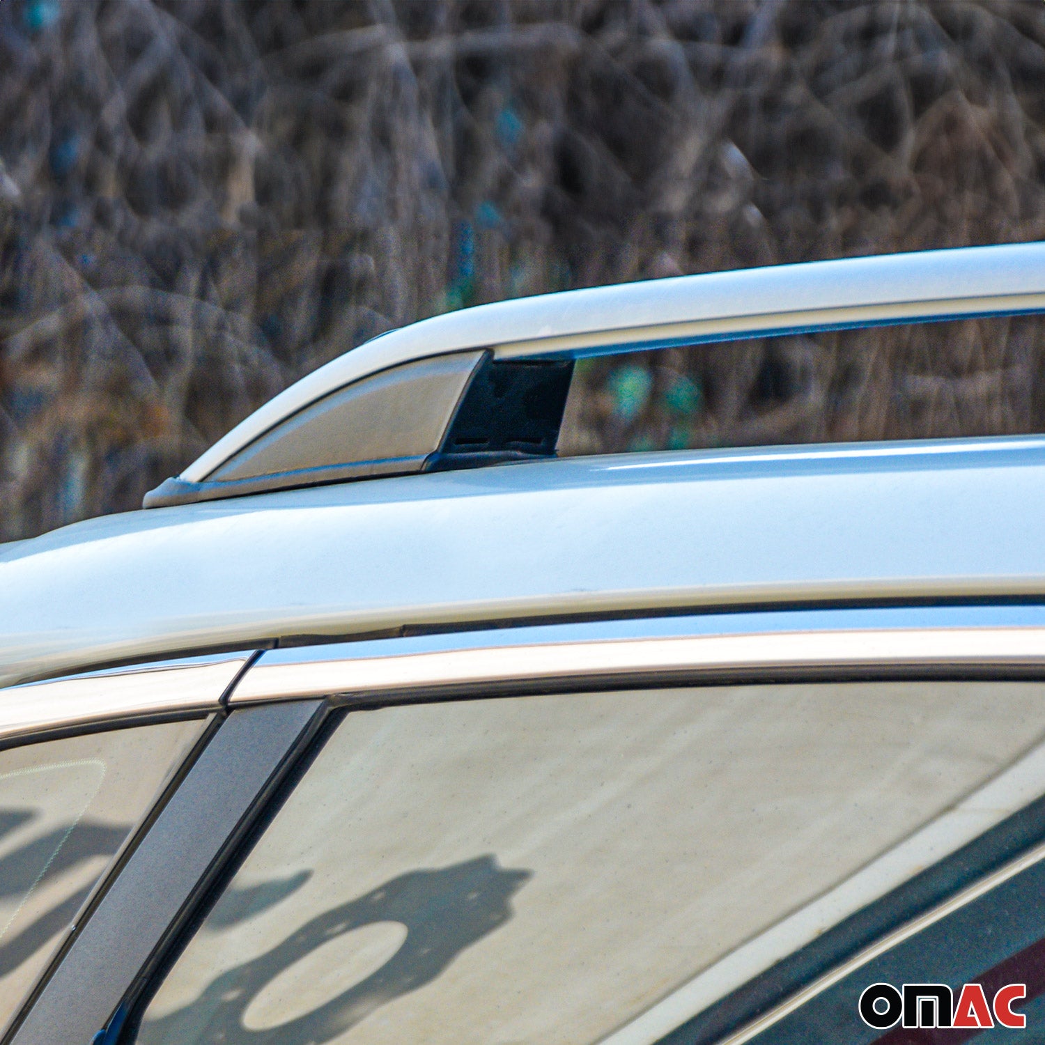Dachreling Relingträger Alu für Dacia Sandero Stepway 2007-2012 Alu Silber 2x