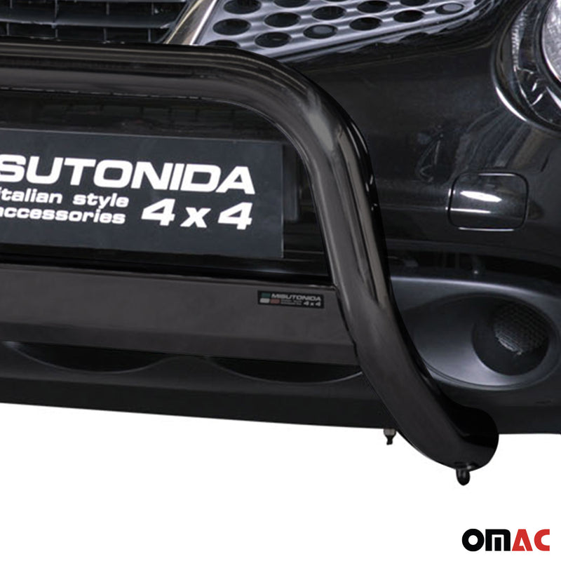 Frontbügel Frontschutzbügel für Nissan Juke 2010-2025 ø63mm Stahl Schwarz Schutz