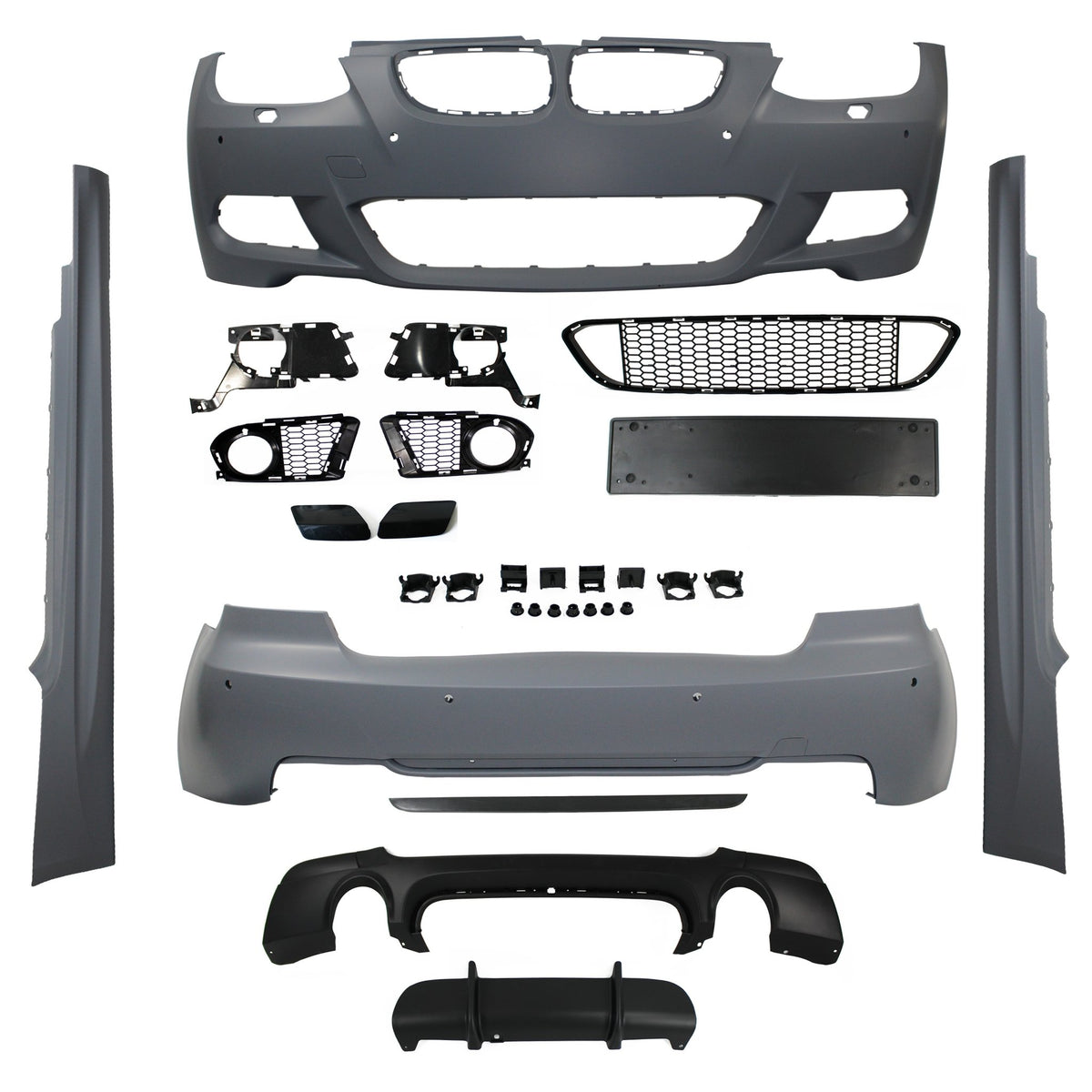 JOM Stoßstangen Kit Seitenschweller für BMW 3er 2006-2010 Sport-Design PDC