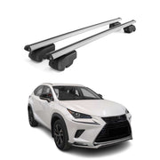 Dachträger Grundträger für Lexus NX I 2015-2021 Aluminium Silber 2tlg