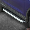 Running boards side skirts for Nissan Patrol 2010-2022 aluminum black 2 pieces