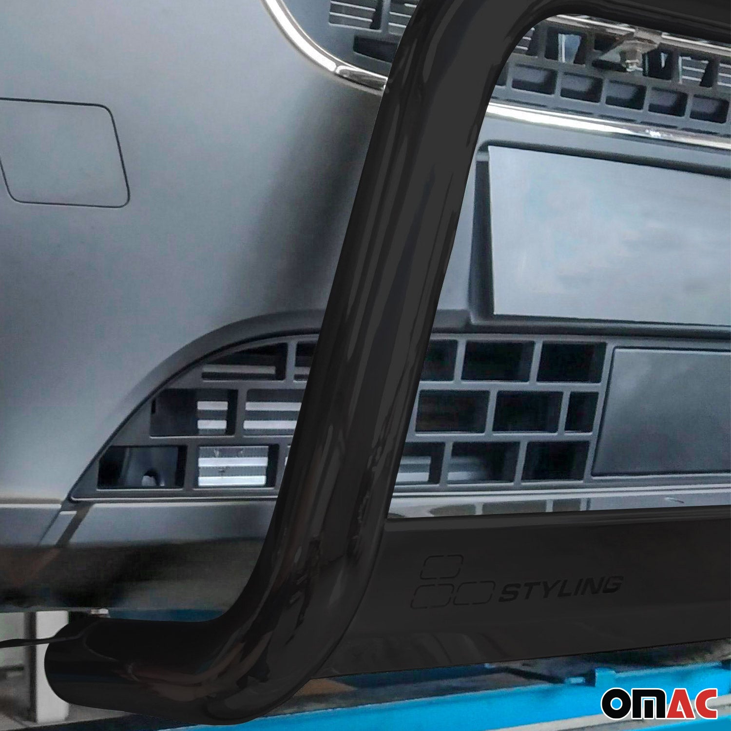 Frontbügel Frontschutzbügel für Skoda Yeti 2010-2013 ø63mm Edelstahl Schwarz