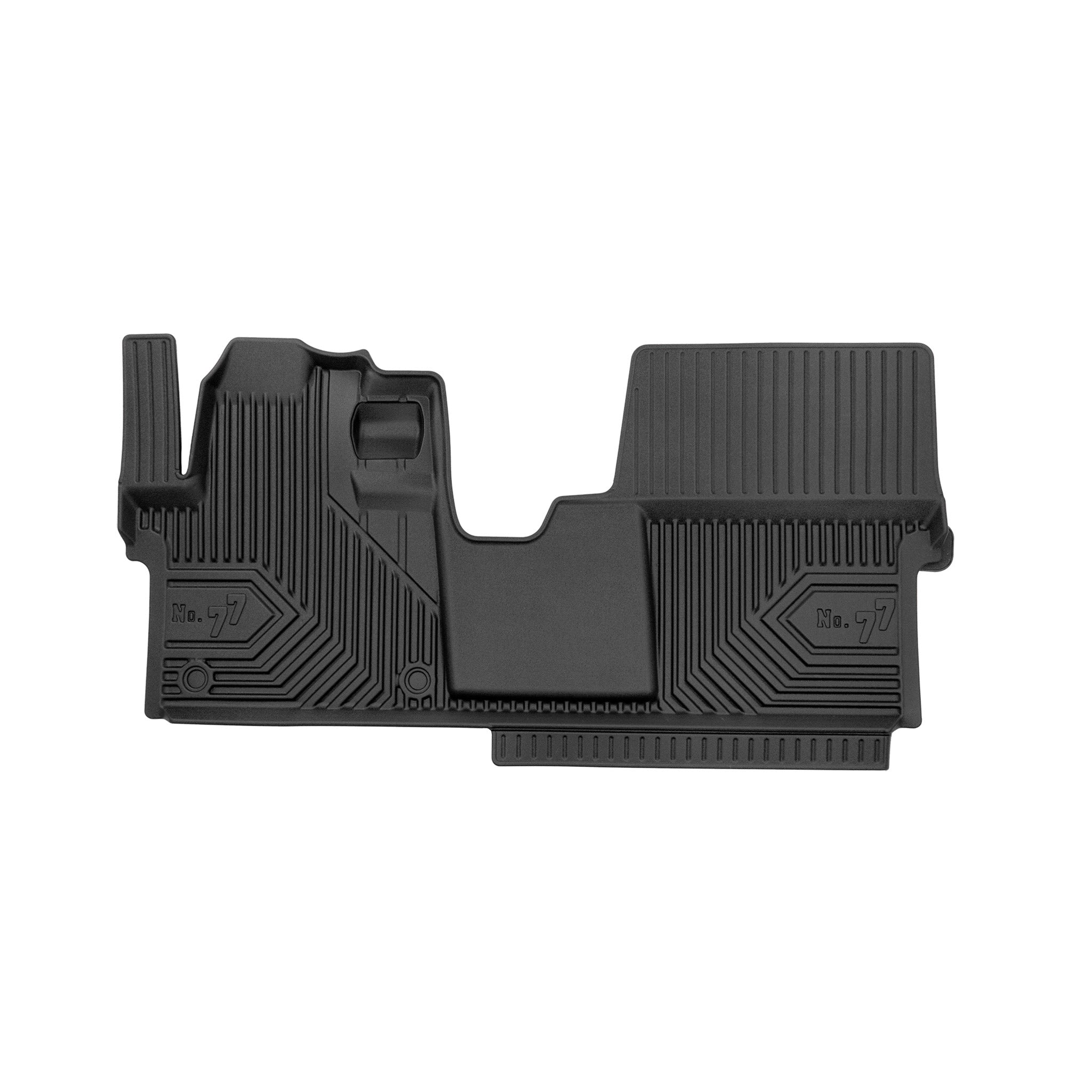 Fußmatten Gummimatten No.77 für Peugeot Traveller 2016-2026 1. Reihe TPE Schwarz
