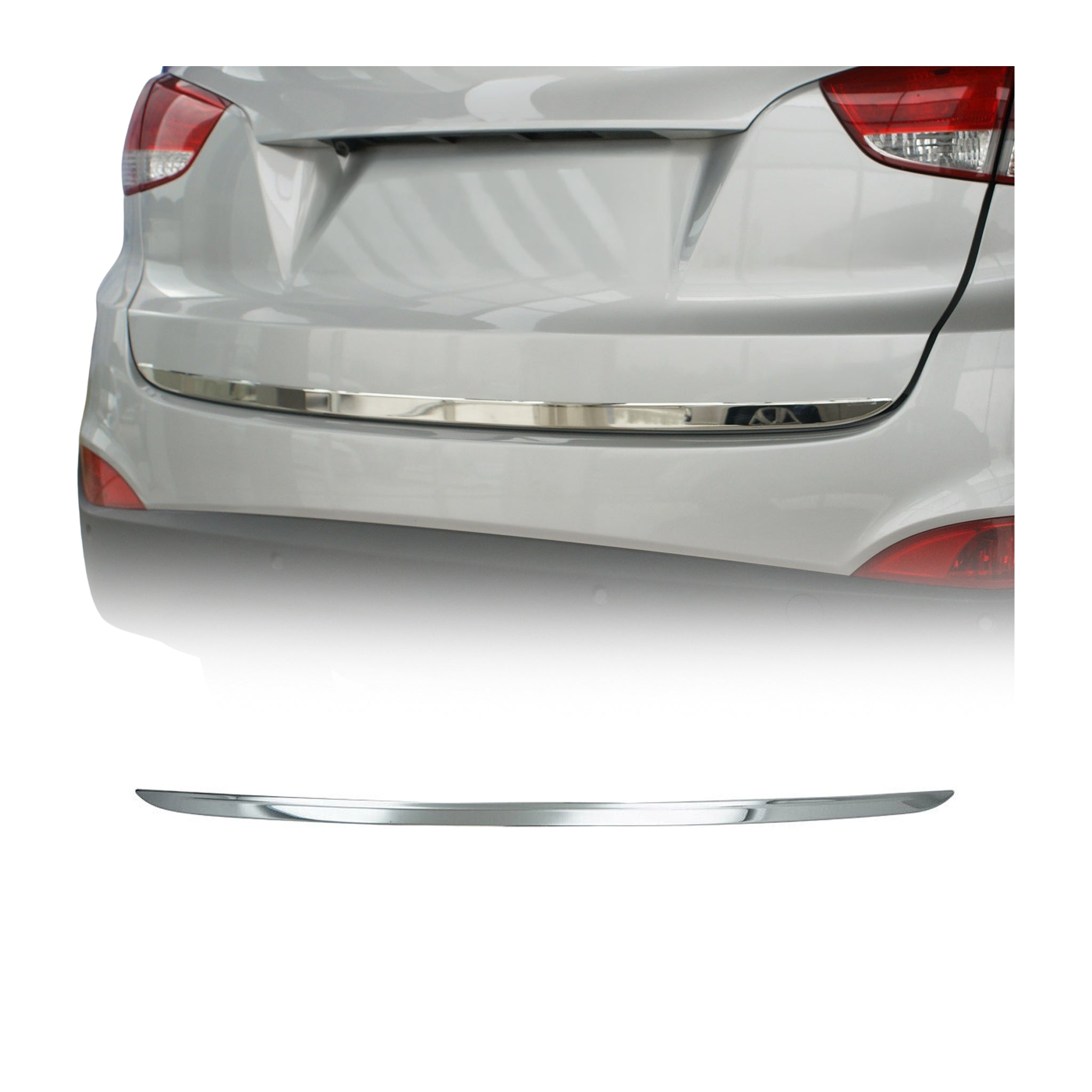 Kofferraumleiste Heckklappe Leiste für Hyundai ix35 2010-2015 Edelstahl Chrom