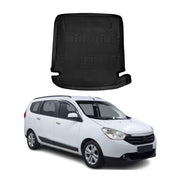 Kofferraummatte Kofferraumwanne für Dacia Lodgy 2012-2024 Gummi TPE Schwarz