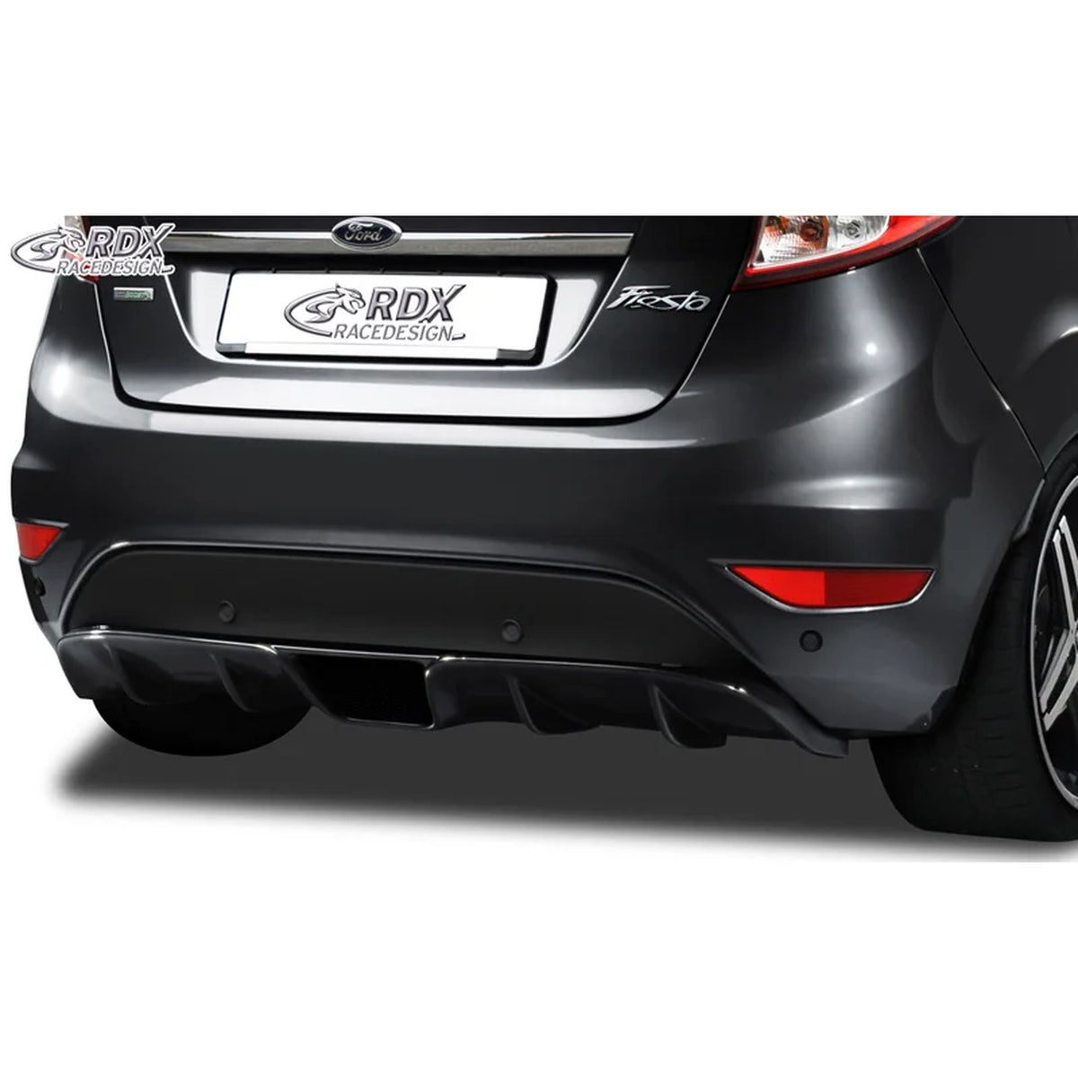 RDX Heckschürzenansatz Diffuser für Ford Fiesta VII 2008-2012 & 2012-