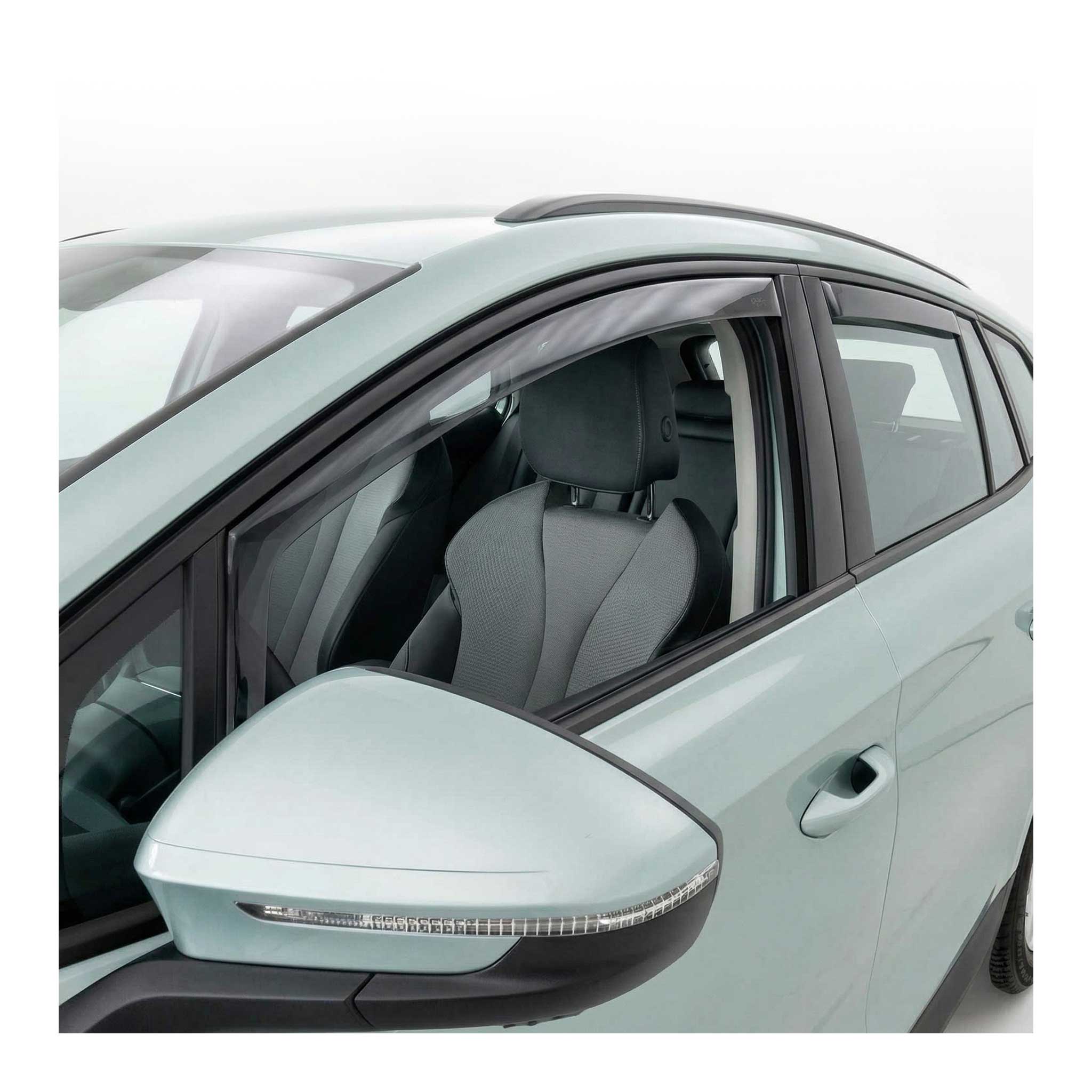 Windabweiser Regenabweiser für Skoda Enyaq 2020-2026 Dunkel Acryl 4tlg