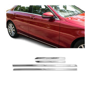 Seitentürleiste Türschutzleiste für Mercedes C Klasse W205 2014-2021 Chrom 2x
