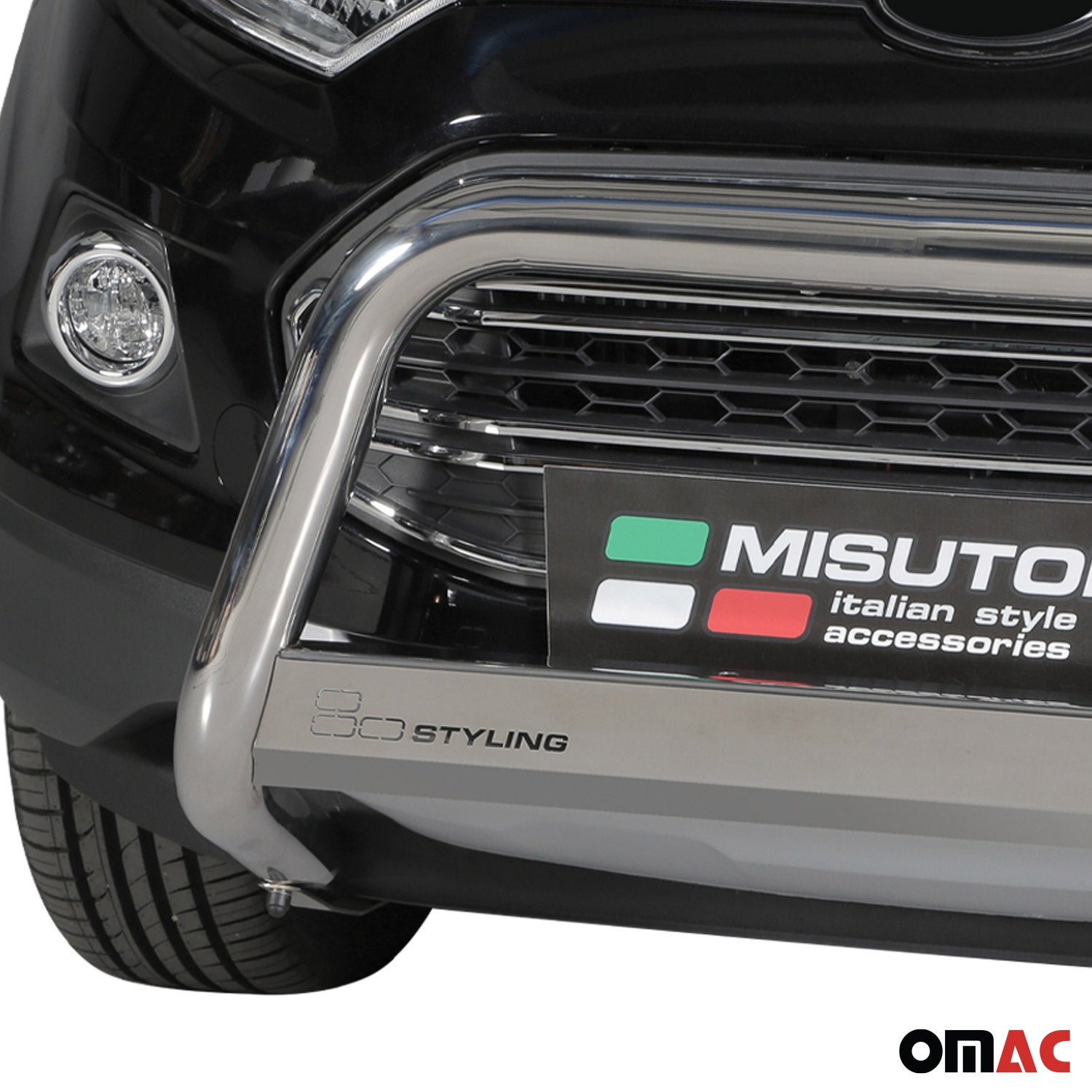 Frontbügel Frontschutzbügel für Ford Ecosport 2013-2017 ø63mm Stahl Silber