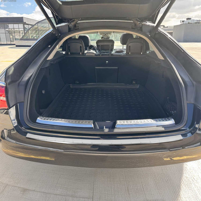 Ladekantenschutz Stoßstange für Mercedes GLE Coupe C292 2015-19 Edelstahl Chrom