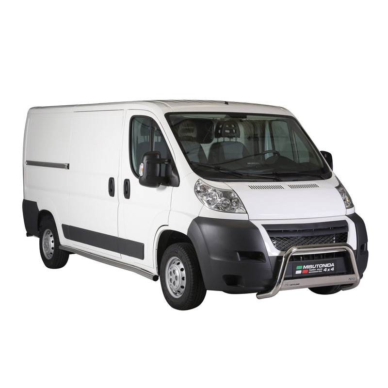 Frontbügel Frontschutzbügel für Citroen Jumper 2006-2013 ø63mm Stahl Silber