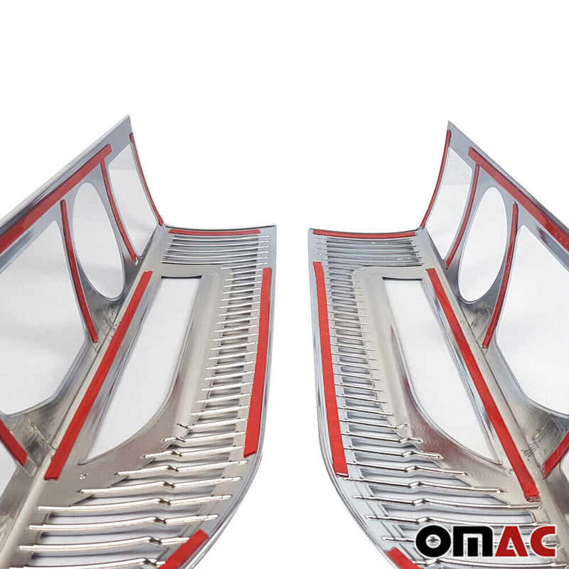 Rücklicht Leisten Heckleuchte für Iveco Daily 2006-2014 Chrom ABS Silber 2tlg