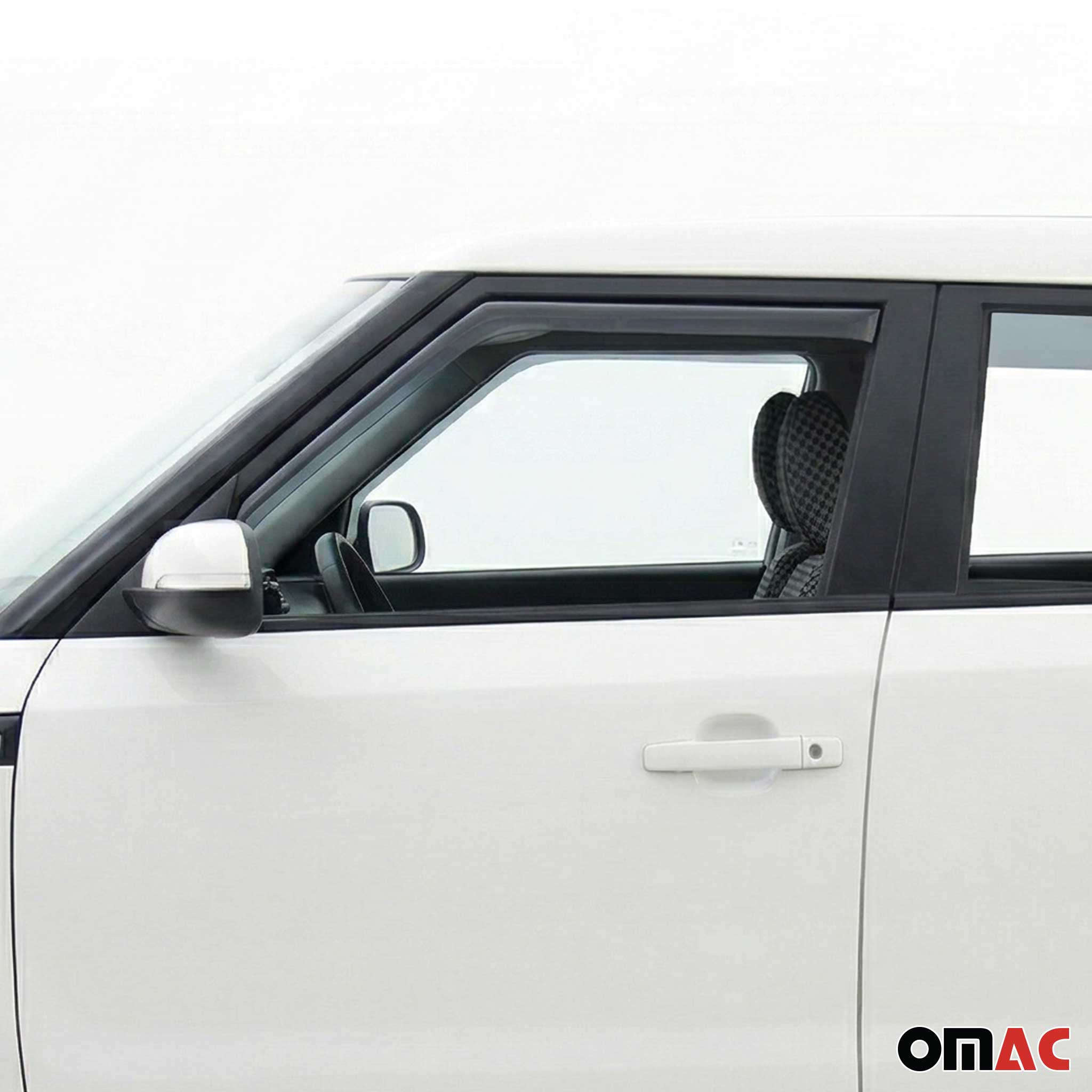 Windabweiser Regenabweiser für Kia Soul 2009-2014 5 türige Dunkel Acryl 2tlg