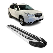 Trittbretter Seitenschweller Seitenbretter für Subaru Forester IV 2013-2018 Alu