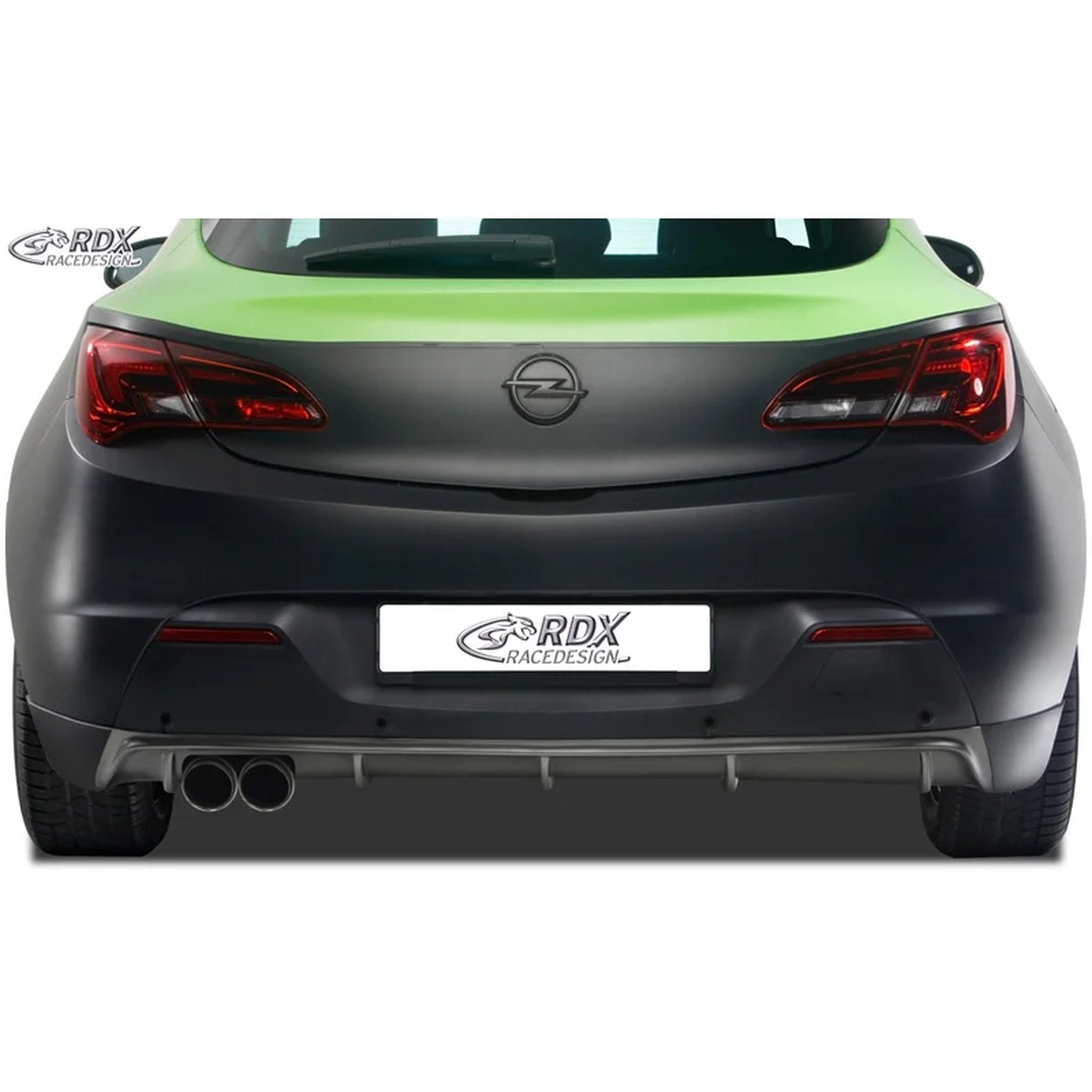 RDX Heckschürzenansatz Diffuser für Opel Astra J GTC 2009-2015 exkl. OPC