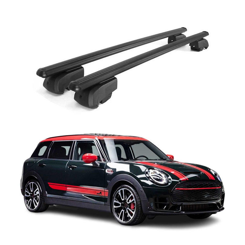 Dachträger Gepäckträger für Mini Clubman F54 SW 2015-2023 ABE Alu Schwarz 2x