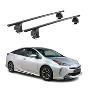 Stahl Dachträger für Toyota Prius IV XW50 2015-2022 TÜV 75 kg 2tlg Schwarz