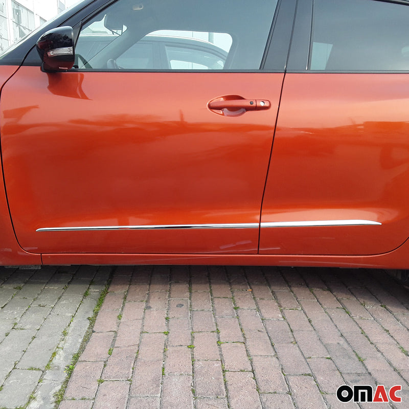 Seitentürleiste Türleisten Türschutzleiste für Hyundai i10 2020-2025 Chrom 4x