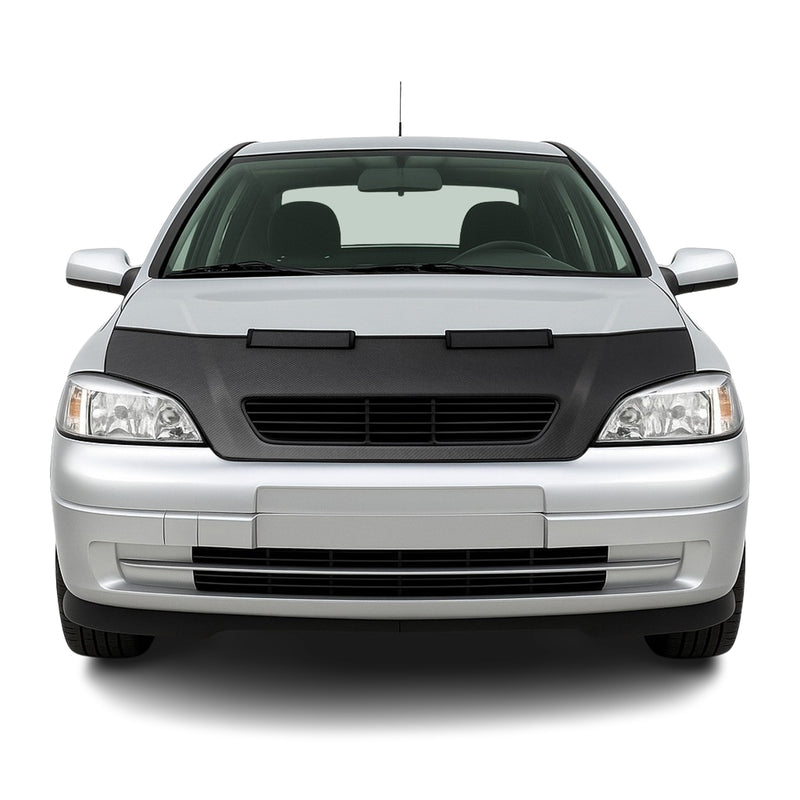 Haubenbra Steinschlagschutz für Opel Astra G Schrägheck 1998-2009 Carbon Halb