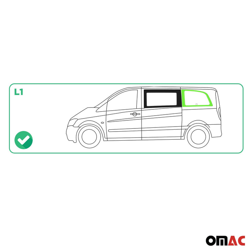 Seitenfenster Sicherheitsglas für Mercedes Vito W639 2003-2014 Vorne Links L1