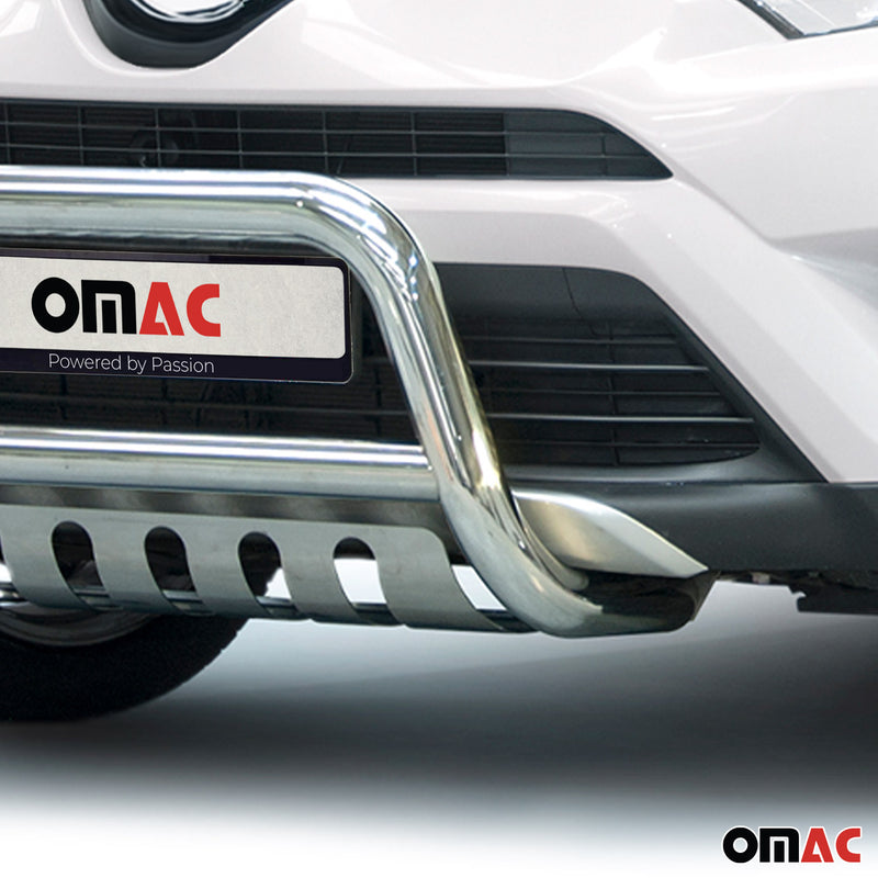 Frontbügel Frontschutzbügel für Toyota RAV4 2016-2025 mit ABE Edelstahl Silber