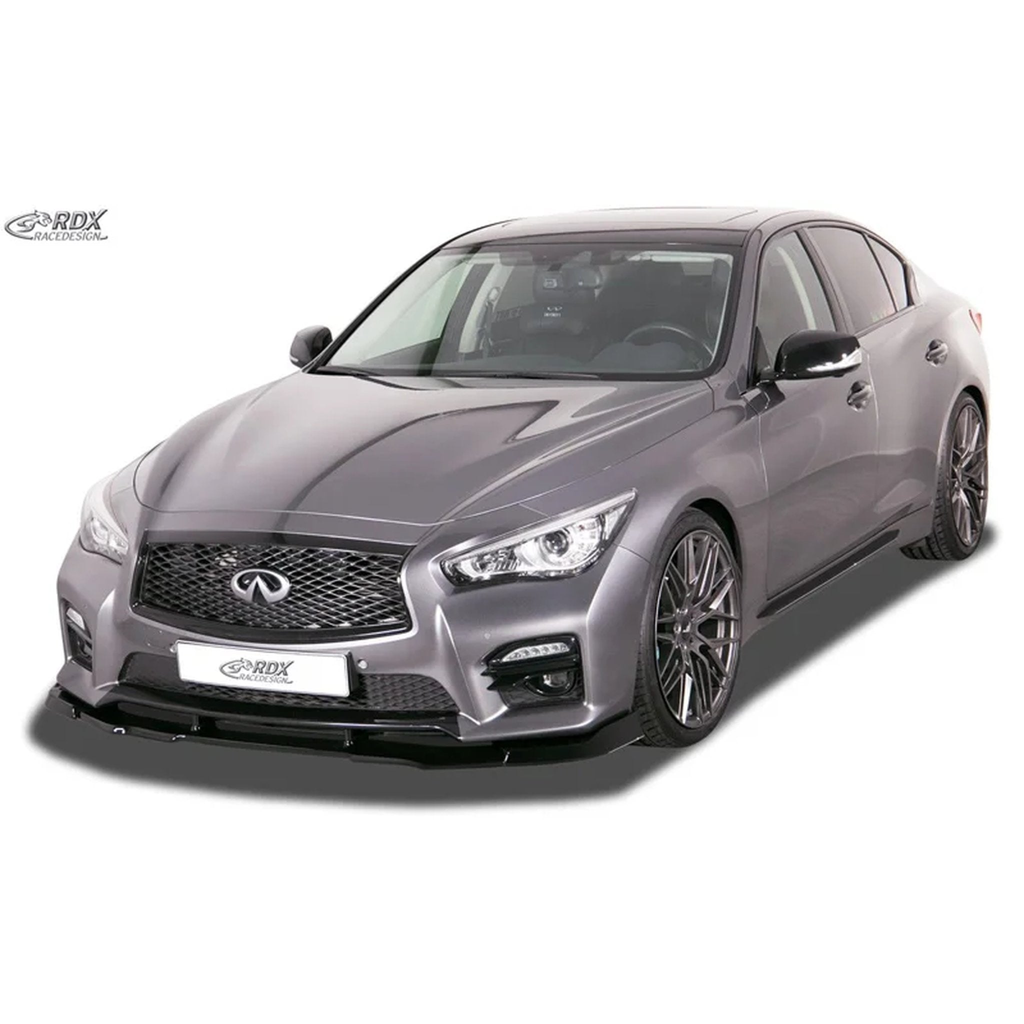RDX Seitenschweller für Infinity Q50 2013- Slim ABS Schwarz 2er-Set TÜV