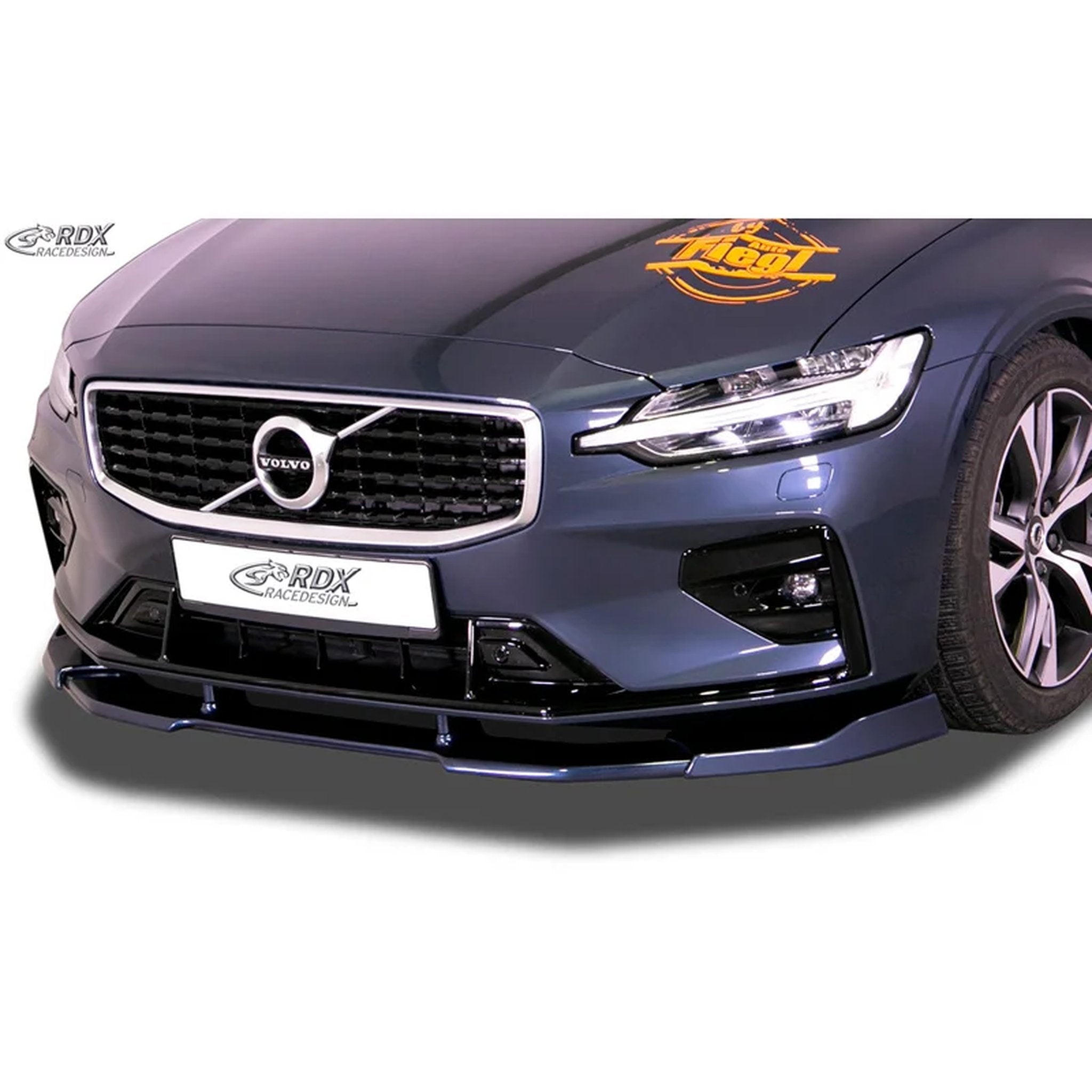 RDX Frontspoiler Vario-X für Volvo S60 & V60 II R-Design 2018- Polyurethan TÜV