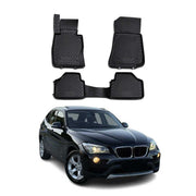 OMAC Gummimatten Fußmatten für BMW X1 E84 2009-2015 TPE Automatten Schwarz 4x